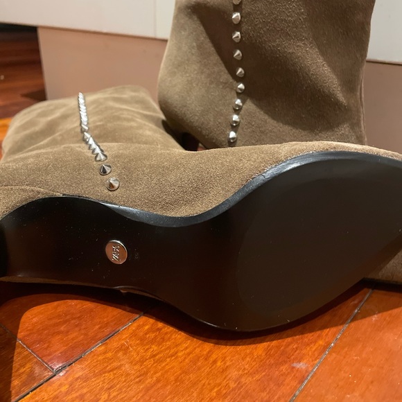 ZARA size 38 Studded suede Boots - never worn - Picture 4 of 6